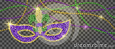 Mardi Gras decoration Vector Illustration