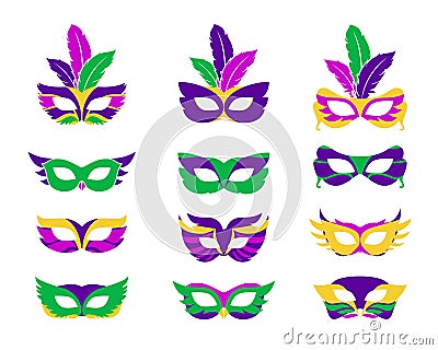 Mardi gras mask Vector Illustration