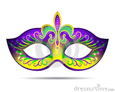 Mardi Gras mask Vector Illustration