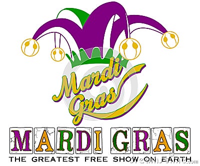 Mardi Gras New Orleans Jester Hat Stock Photo