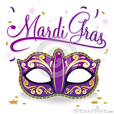 Mardi Gras Poster Vector Illustration