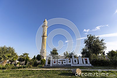 Mardin, Nusaybin, Turkey April 17, 2023 : Zeynel Abidin mosque in Nusaybin district of Mardin province Editorial Stock Photo