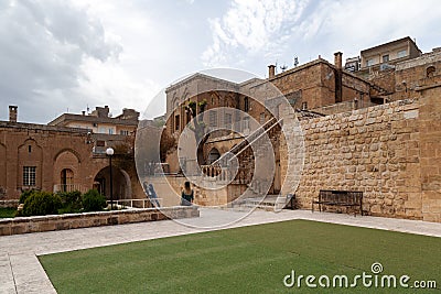 Mor Behnam Kirklar church in Mardin, Turkey. Editorial Stock Photo