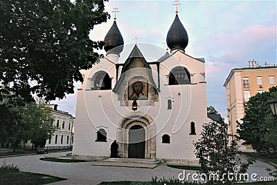 Marfo-Mariinsky Convent of Mercy in Moscow. Editorial Stock Photo