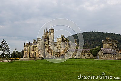 Margam Castle gothic mansion Stock Photo