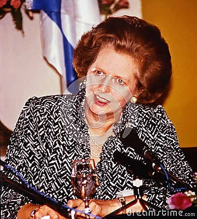 Margaret Thatcher Editorial Stock Photo