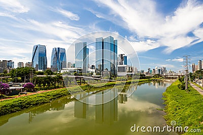 Marginal Pinheiros, Sao Paulo, Brazil Stock Photo