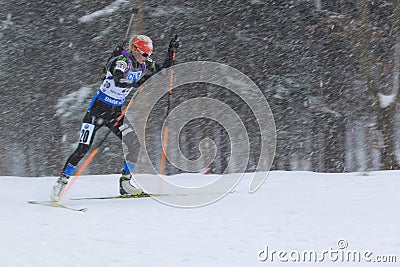 Mari Laukkanen - biathlon Editorial Stock Photo