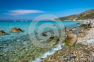 Mari Pintau, Sardinia, in a summer day Stock Photo