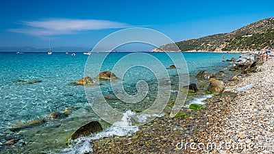 Mari Pintau, Sardinia, in a summer day Stock Photo