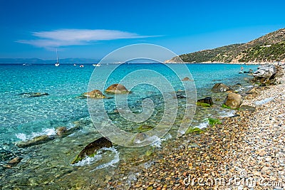 Mari Pintau, Sardinia, in a summer day Stock Photo