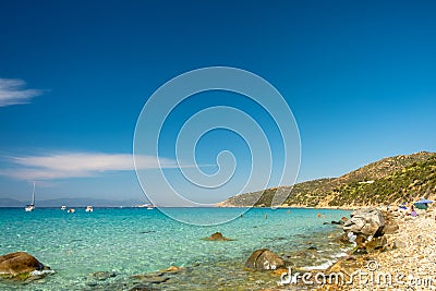 Mari Pintau, Sardinia, in a summer day Stock Photo