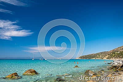 Mari Pintau, Sardinia, in a summer day Stock Photo