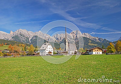 Maria Alm,Salzburgerland,Austria Stock Photo