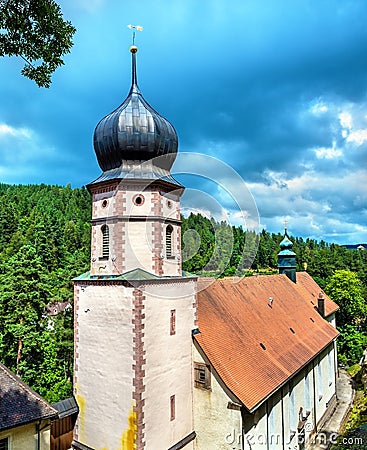 Maria in der Tanne church near Triberg im Schwarzwald in the Black Forest - Germany Stock Photo