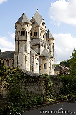 The Maria Laach abbey in Germany Stock Photo