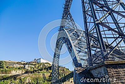 Maria Pia Bridge Stock Photo