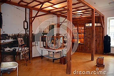 Maria Sklodowska-Curie Museum appartment Editorial Stock Photo