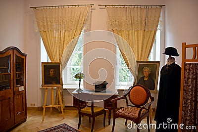 Maria Sklodowska-Curie Museum appartment Editorial Stock Photo