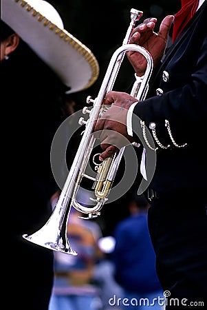 Mariachi band- Bolivia Stock Photo