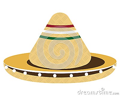 mariachi mexican hat Vector Illustration