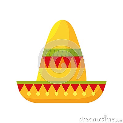 mariachi mexican hat Vector Illustration