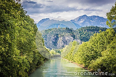 Mariahilf church in Motz, Austria Stock Photo