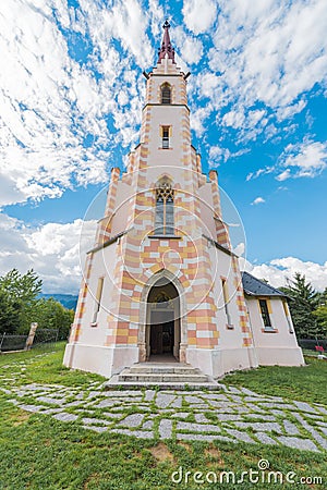 Mariahilf church in Motz, Austria Stock Photo