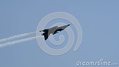 Armed Forces War Air Plane in Reverse Flight Editorial Stock Photo