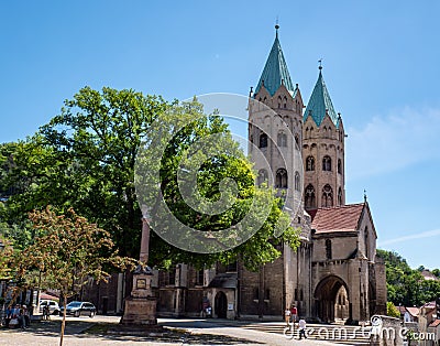 Marienkirche in Freyburg an der Unstrut Editorial Stock Photo