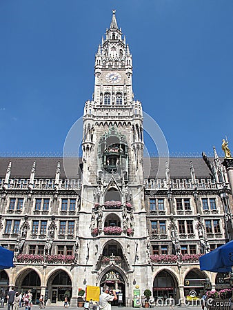 Marienplatz Munich Editorial Stock Photo