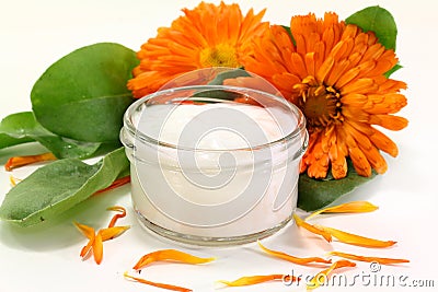 Marigold salve Stock Photo