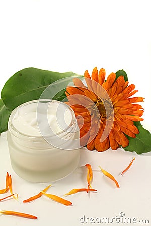 Marigold salve Stock Photo