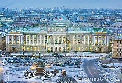 Mariinsky Palace Stock Photo