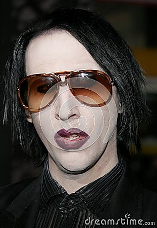 Marilyn Manson Editorial Stock Photo