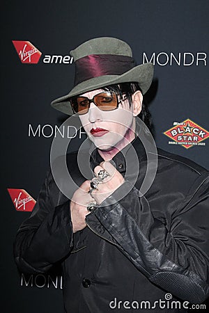 Marilyn Manson Editorial Stock Photo