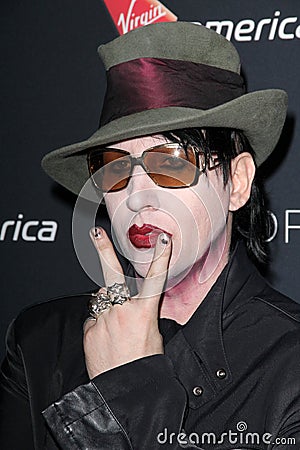 Marilyn Manson Editorial Stock Photo