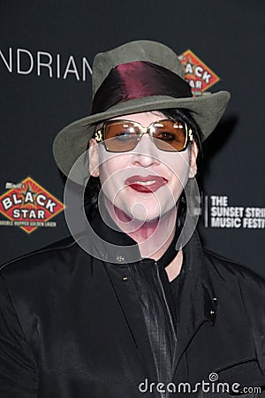 Marilyn Manson Editorial Stock Photo