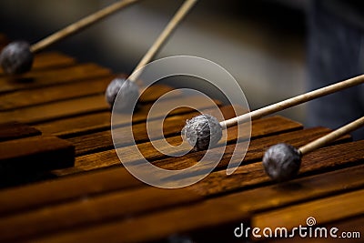 Marimba fragment Stock Photo