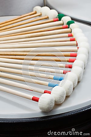 Marimba mallets Stock Photo