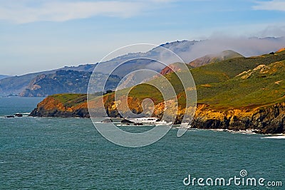 Marin County Coast Stock Photo