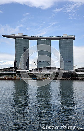 Marina Bay Sands in Singapore. Stock Photo