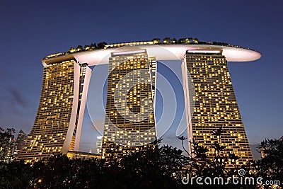 Marina Bay Sands, Singapore Stock Photo