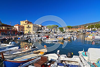 Marina di Campo - Elba island Stock Photo