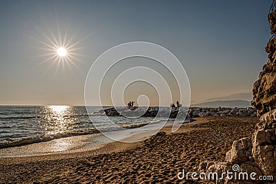 Marina di Minturno, Lazio, Italy. 18022024 Stock Photo