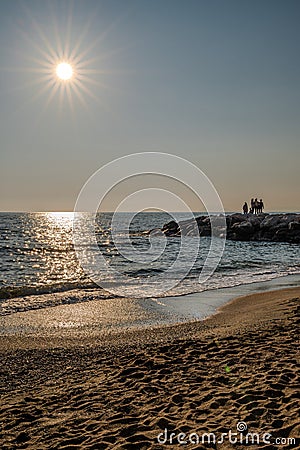 Marina di Minturno, Lazio, Italy. 18022024 Stock Photo