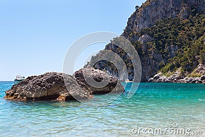Marina Piccola on Capri Island, Italy Stock Photo
