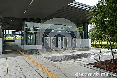 Marina south Pier in Singapore Editorial Stock Photo