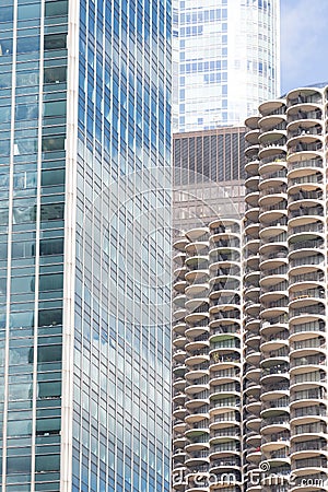 Marina Towers, Chicago, Illinois Editorial Stock Photo