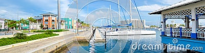 Marina at Varadero beach in Cuba Editorial Stock Photo